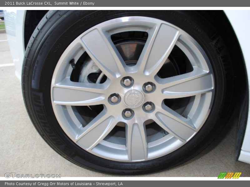 Summit White / Ebony 2011 Buick LaCrosse CXL