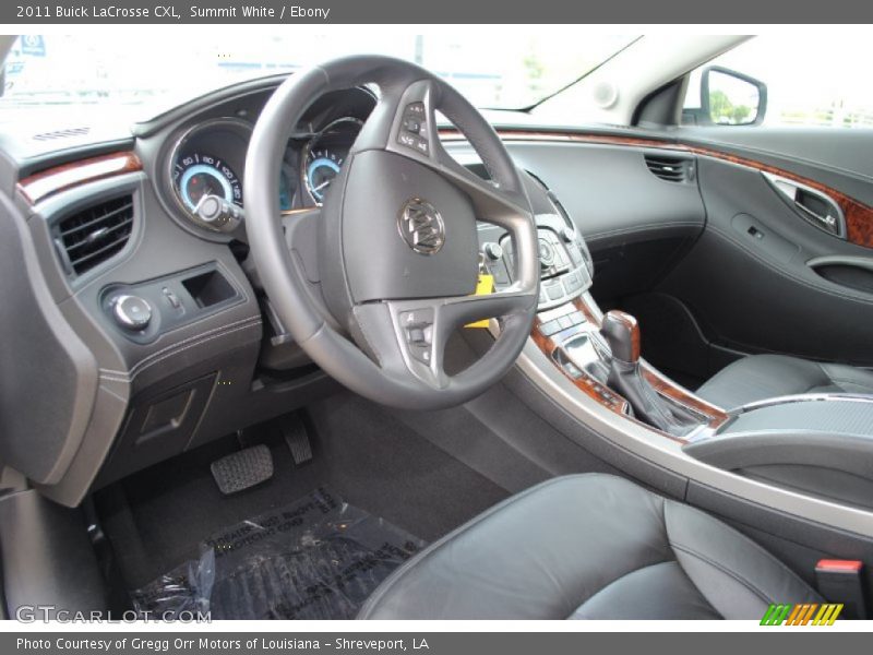 Summit White / Ebony 2011 Buick LaCrosse CXL