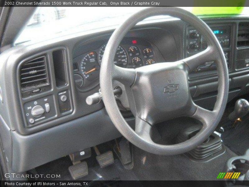 Onyx Black / Graphite Gray 2002 Chevrolet Silverado 1500 Work Truck Regular Cab