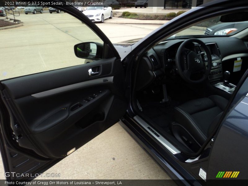 Blue Slate / Graphite 2012 Infiniti G 37 S Sport Sedan