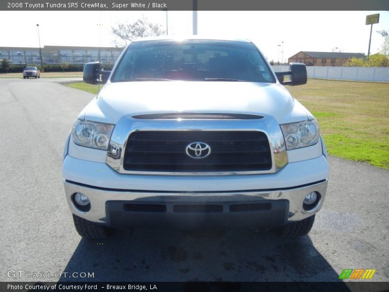 Super White / Black 2008 Toyota Tundra SR5 CrewMax