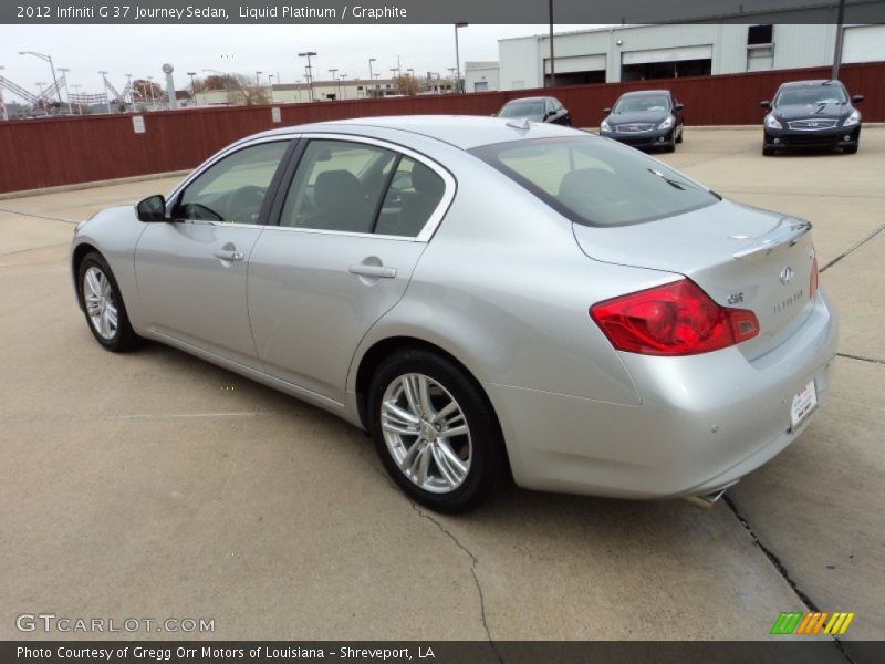 Liquid Platinum / Graphite 2012 Infiniti G 37 Journey Sedan