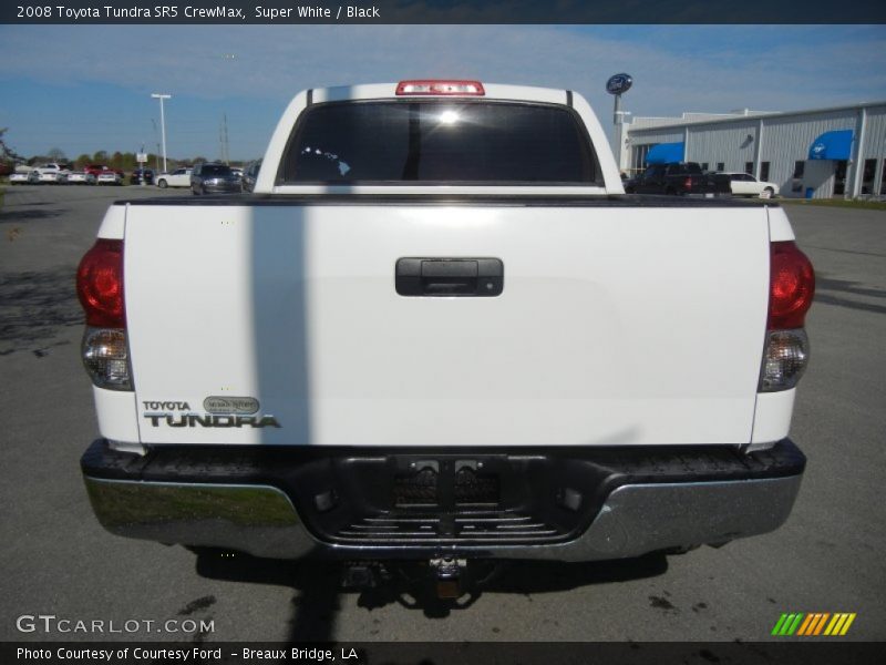 Super White / Black 2008 Toyota Tundra SR5 CrewMax