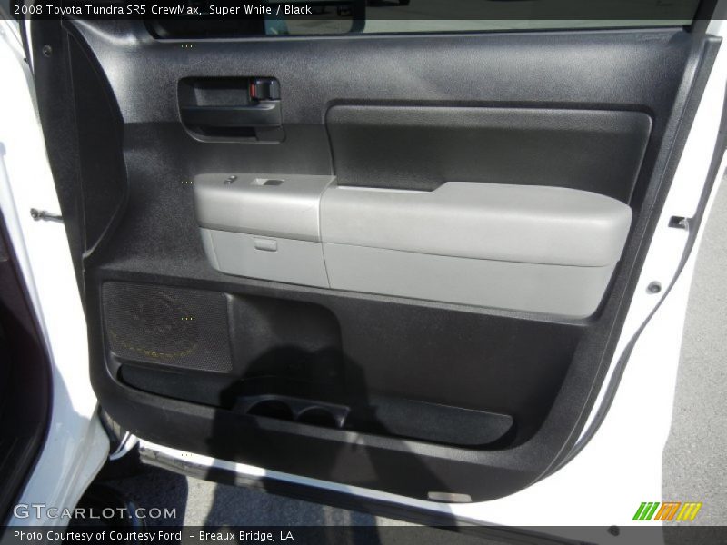 Super White / Black 2008 Toyota Tundra SR5 CrewMax