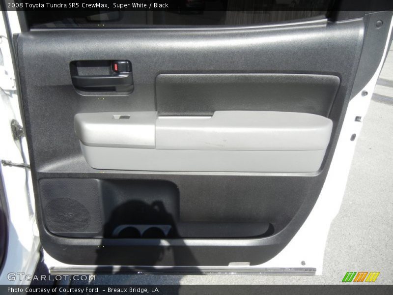 Super White / Black 2008 Toyota Tundra SR5 CrewMax