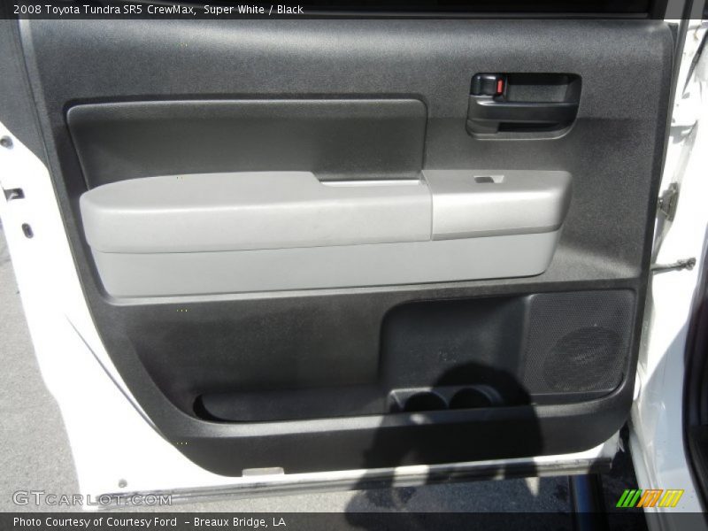 Super White / Black 2008 Toyota Tundra SR5 CrewMax