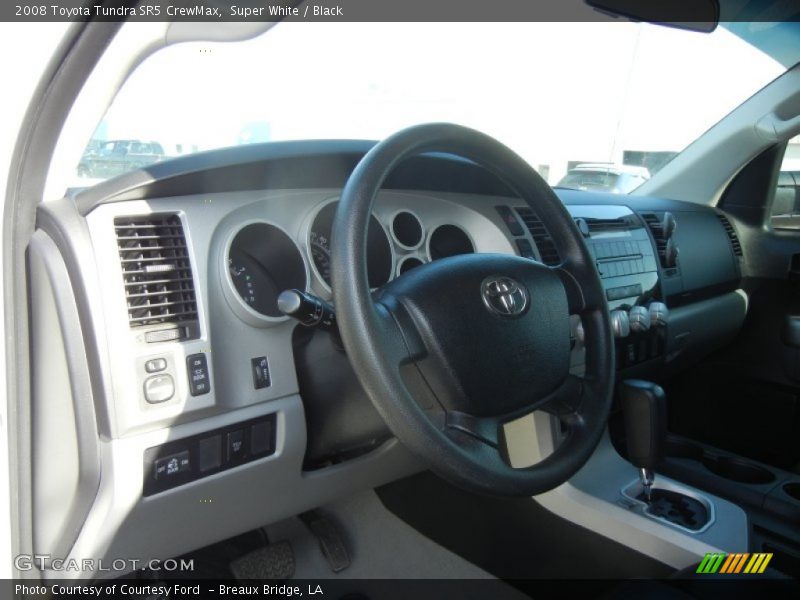 Super White / Black 2008 Toyota Tundra SR5 CrewMax