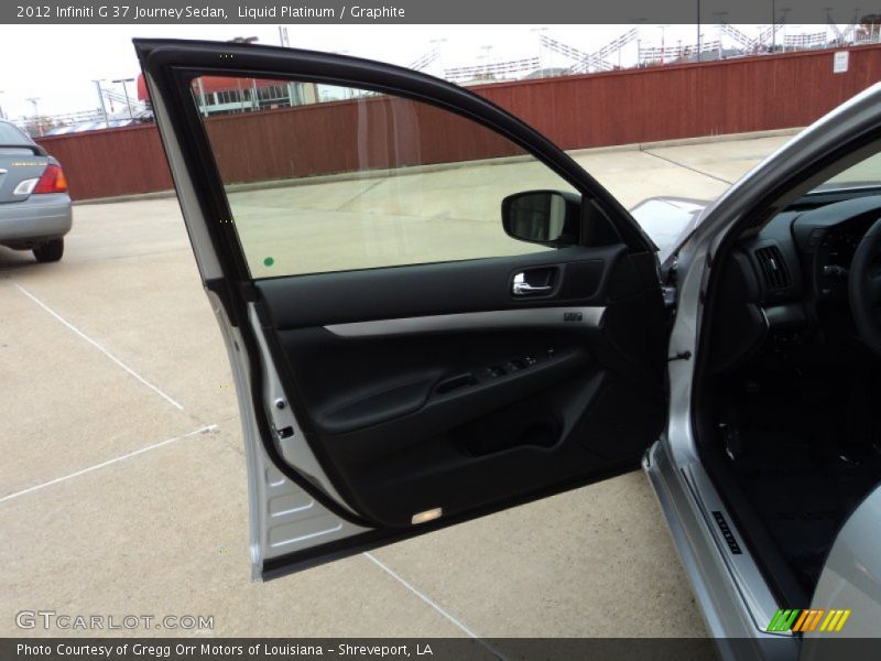 Liquid Platinum / Graphite 2012 Infiniti G 37 Journey Sedan