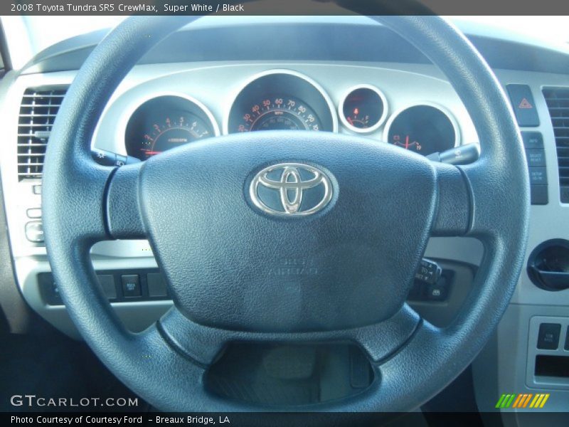 Super White / Black 2008 Toyota Tundra SR5 CrewMax