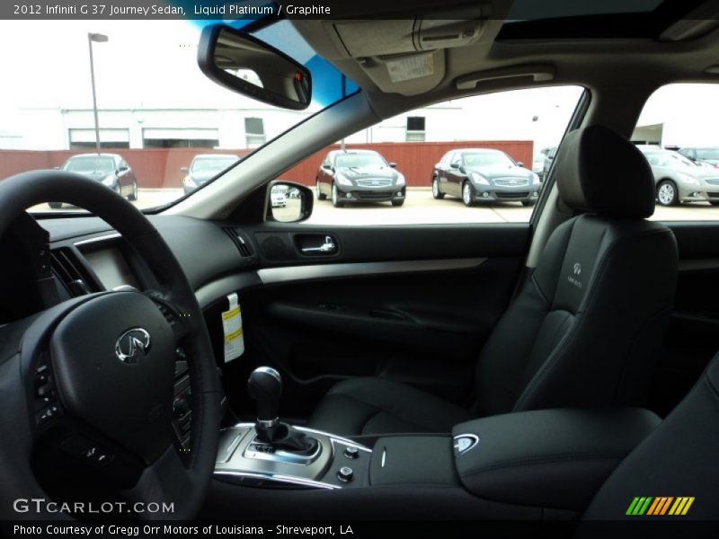 Liquid Platinum / Graphite 2012 Infiniti G 37 Journey Sedan