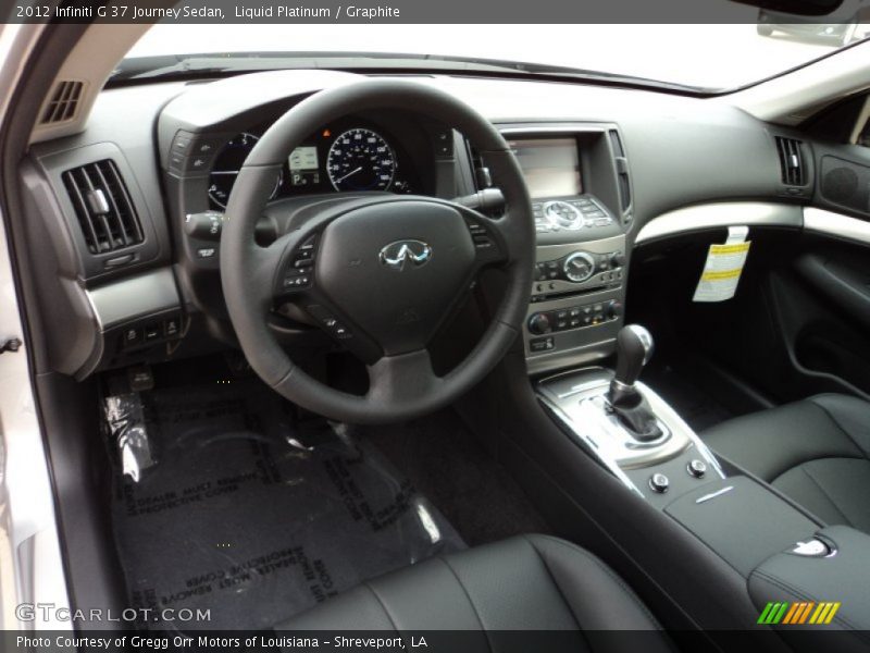 Liquid Platinum / Graphite 2012 Infiniti G 37 Journey Sedan
