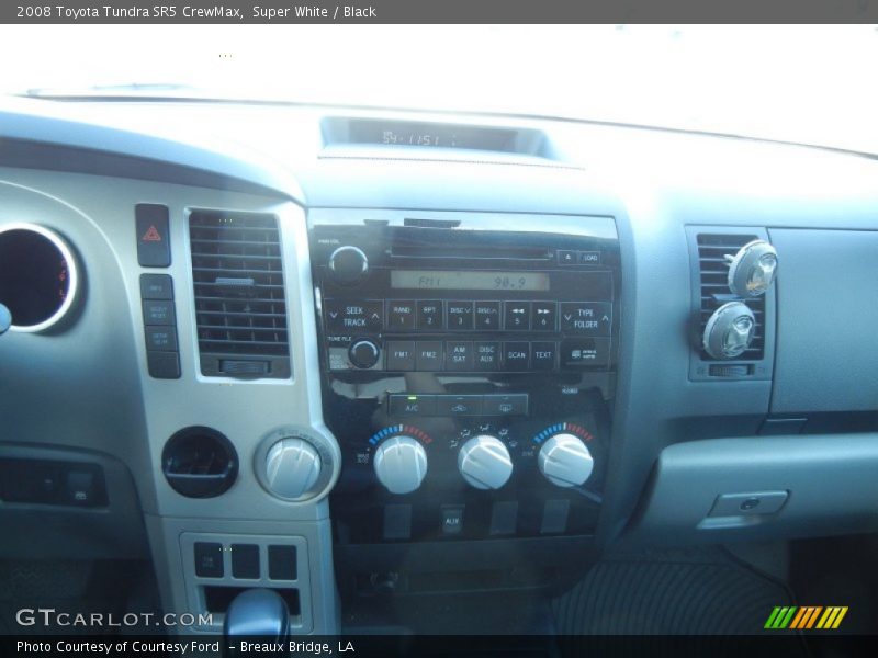 Super White / Black 2008 Toyota Tundra SR5 CrewMax