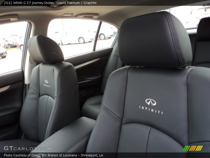 Liquid Platinum / Graphite 2012 Infiniti G 37 Journey Sedan