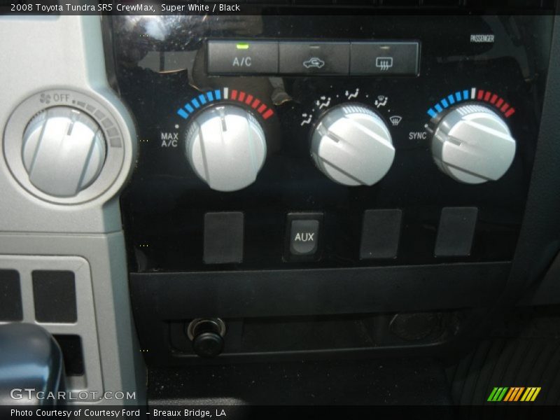 Super White / Black 2008 Toyota Tundra SR5 CrewMax