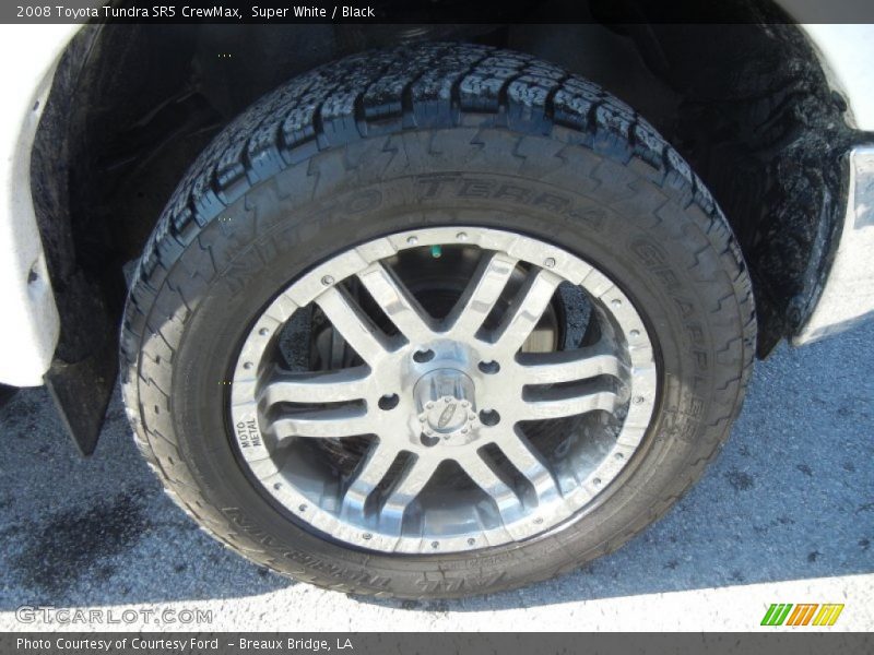Super White / Black 2008 Toyota Tundra SR5 CrewMax