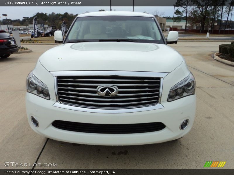 Moonlight White / Wheat 2012 Infiniti QX 56