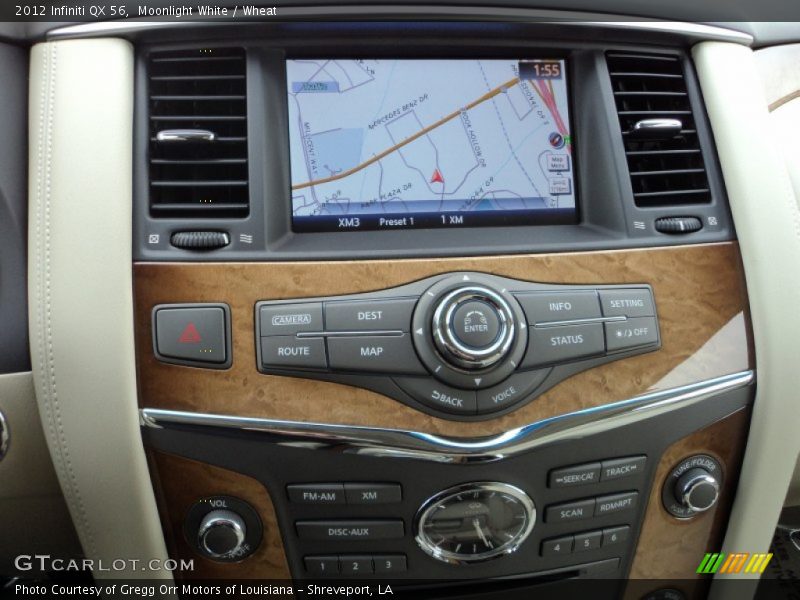 Moonlight White / Wheat 2012 Infiniti QX 56