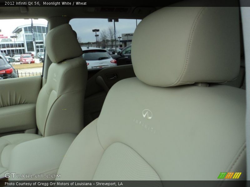 Moonlight White / Wheat 2012 Infiniti QX 56