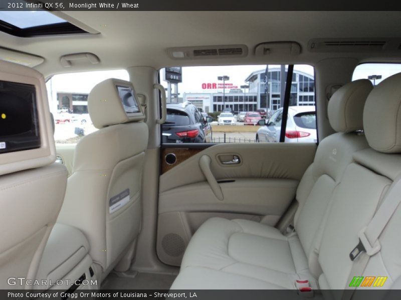 Moonlight White / Wheat 2012 Infiniti QX 56