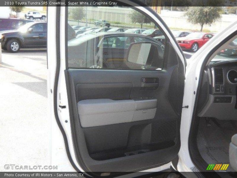 Super White / Graphite Gray 2010 Toyota Tundra SR5 CrewMax