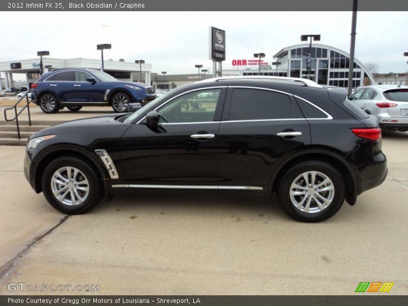 Black Obsidian / Graphite 2012 Infiniti FX 35