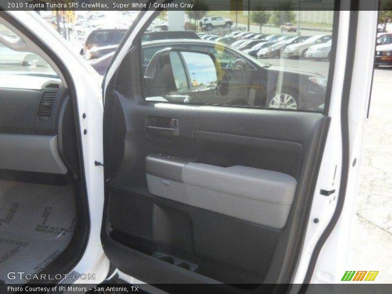 Super White / Graphite Gray 2010 Toyota Tundra SR5 CrewMax