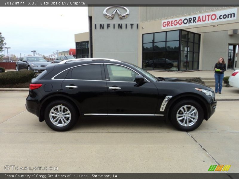 Black Obsidian / Graphite 2012 Infiniti FX 35