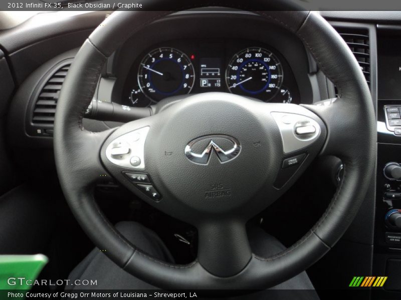 Black Obsidian / Graphite 2012 Infiniti FX 35