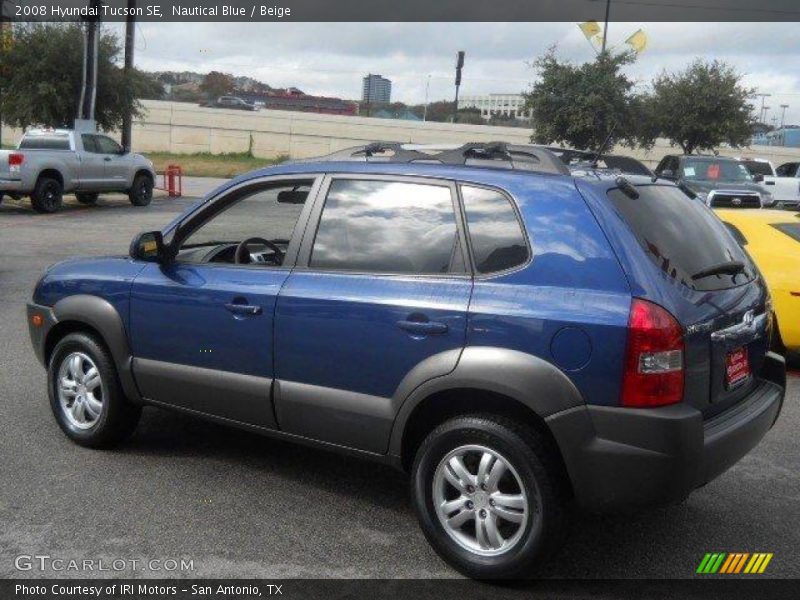 Nautical Blue / Beige 2008 Hyundai Tucson SE