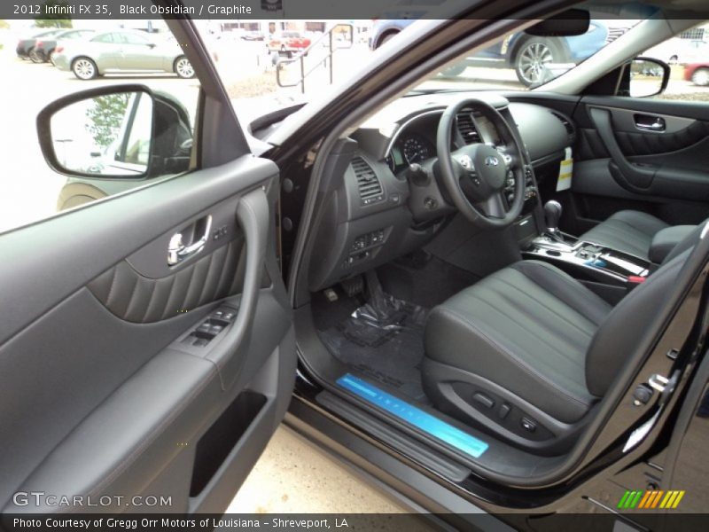 Black Obsidian / Graphite 2012 Infiniti FX 35