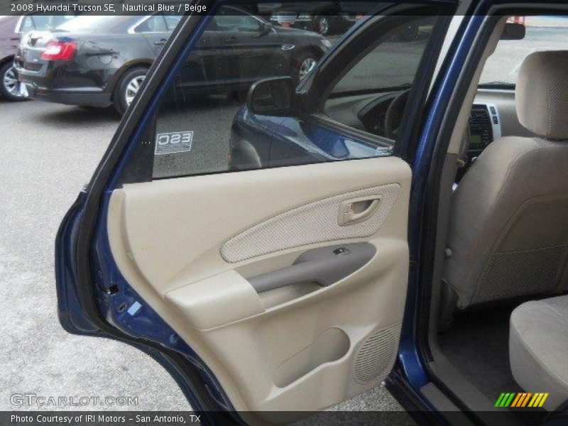Nautical Blue / Beige 2008 Hyundai Tucson SE