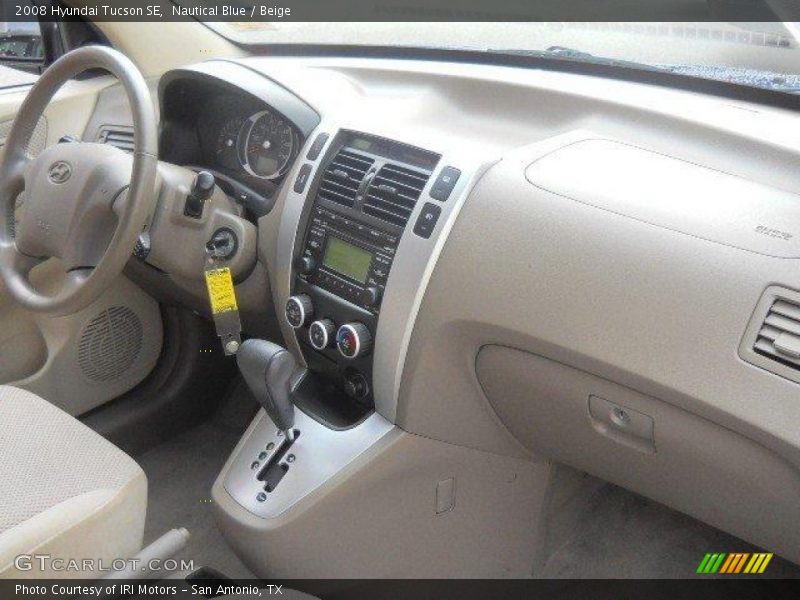 Nautical Blue / Beige 2008 Hyundai Tucson SE