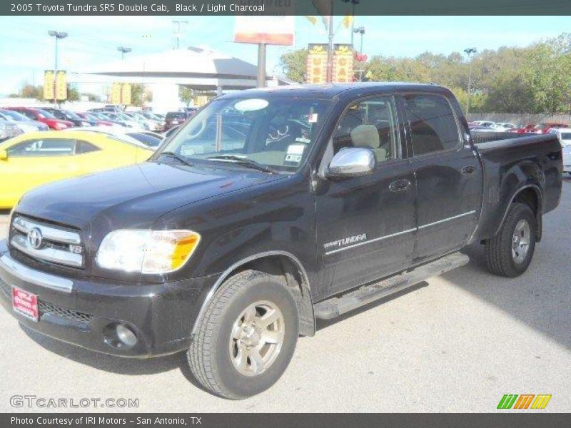Black / Light Charcoal 2005 Toyota Tundra SR5 Double Cab