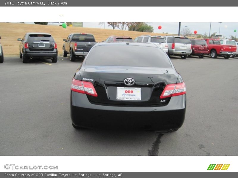 Black / Ash 2011 Toyota Camry LE