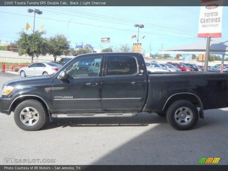 Black / Light Charcoal 2005 Toyota Tundra SR5 Double Cab