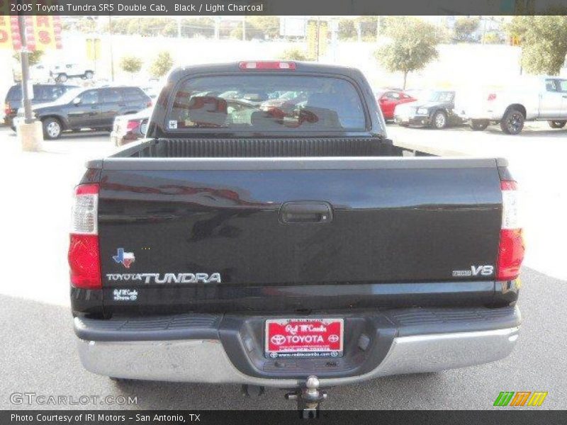 Black / Light Charcoal 2005 Toyota Tundra SR5 Double Cab