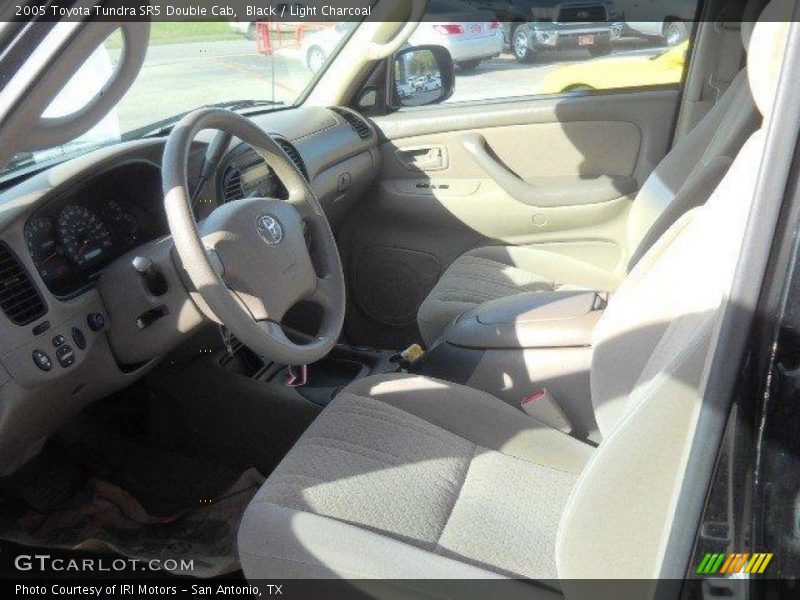 Black / Light Charcoal 2005 Toyota Tundra SR5 Double Cab