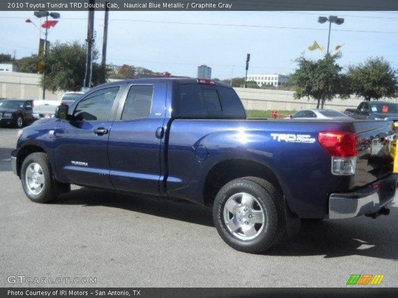 Nautical Blue Metallic / Graphite Gray 2010 Toyota Tundra TRD Double Cab