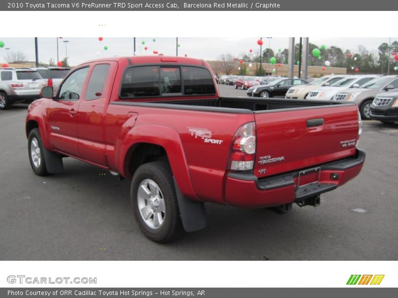 Barcelona Red Metallic / Graphite 2010 Toyota Tacoma V6 PreRunner TRD Sport Access Cab