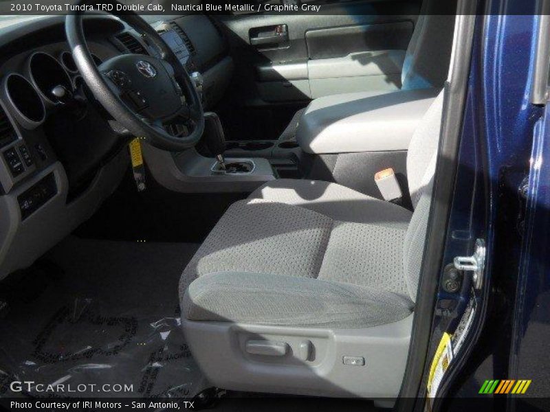 Nautical Blue Metallic / Graphite Gray 2010 Toyota Tundra TRD Double Cab