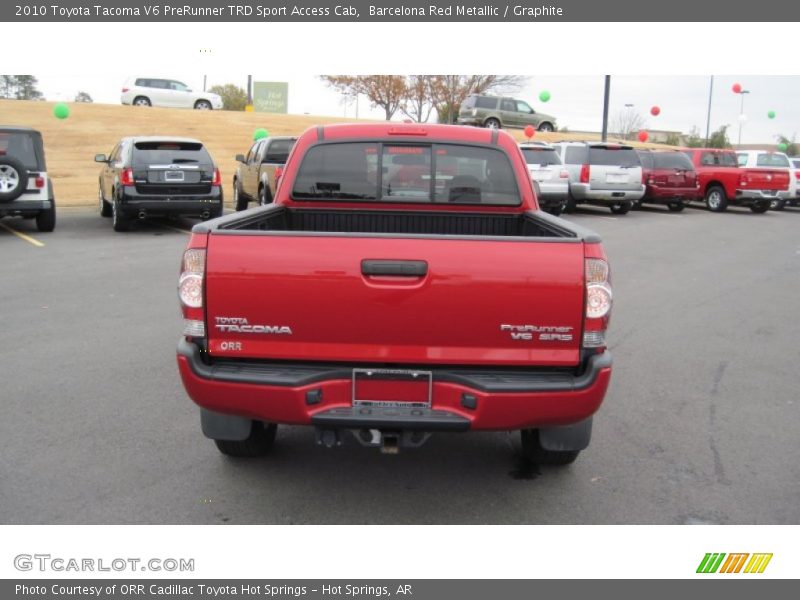 Barcelona Red Metallic / Graphite 2010 Toyota Tacoma V6 PreRunner TRD Sport Access Cab