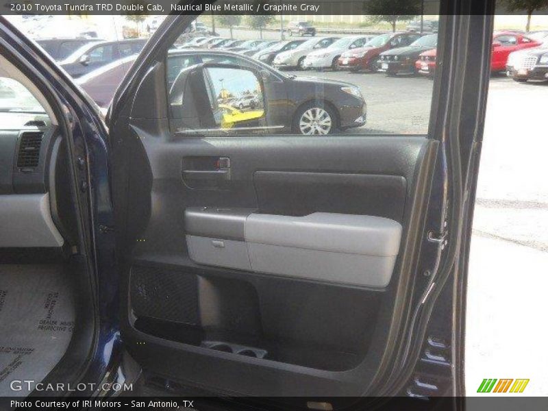 Nautical Blue Metallic / Graphite Gray 2010 Toyota Tundra TRD Double Cab