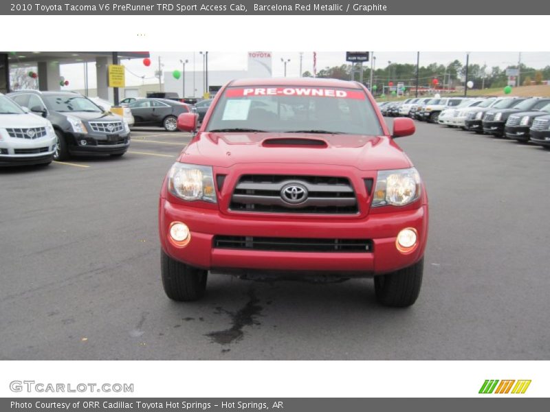 Barcelona Red Metallic / Graphite 2010 Toyota Tacoma V6 PreRunner TRD Sport Access Cab