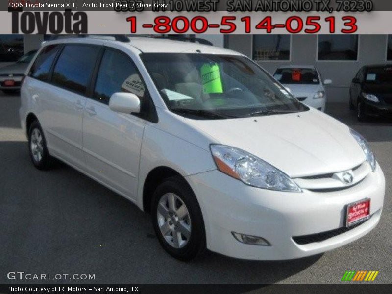 Arctic Frost Pearl / Stone Gray 2006 Toyota Sienna XLE