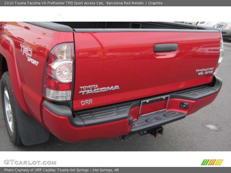 Barcelona Red Metallic / Graphite 2010 Toyota Tacoma V6 PreRunner TRD Sport Access Cab