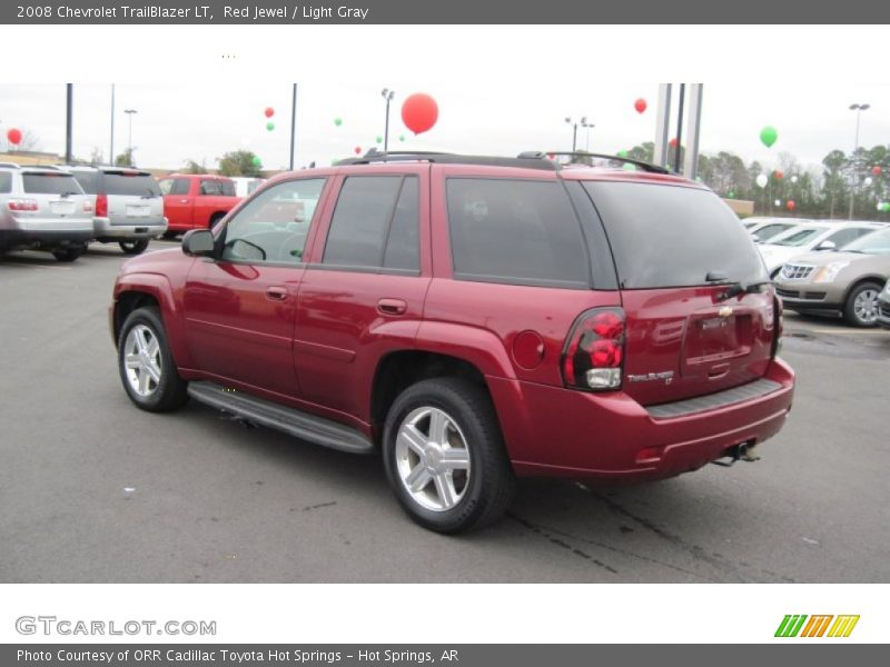 Red Jewel / Light Gray 2008 Chevrolet TrailBlazer LT