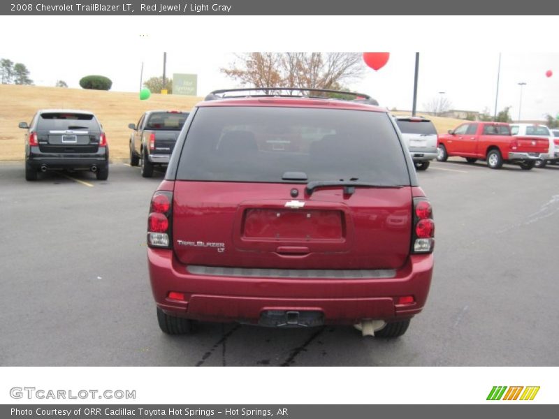Red Jewel / Light Gray 2008 Chevrolet TrailBlazer LT