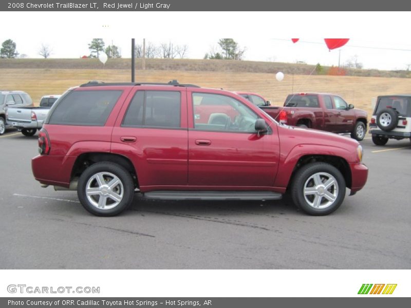 Red Jewel / Light Gray 2008 Chevrolet TrailBlazer LT