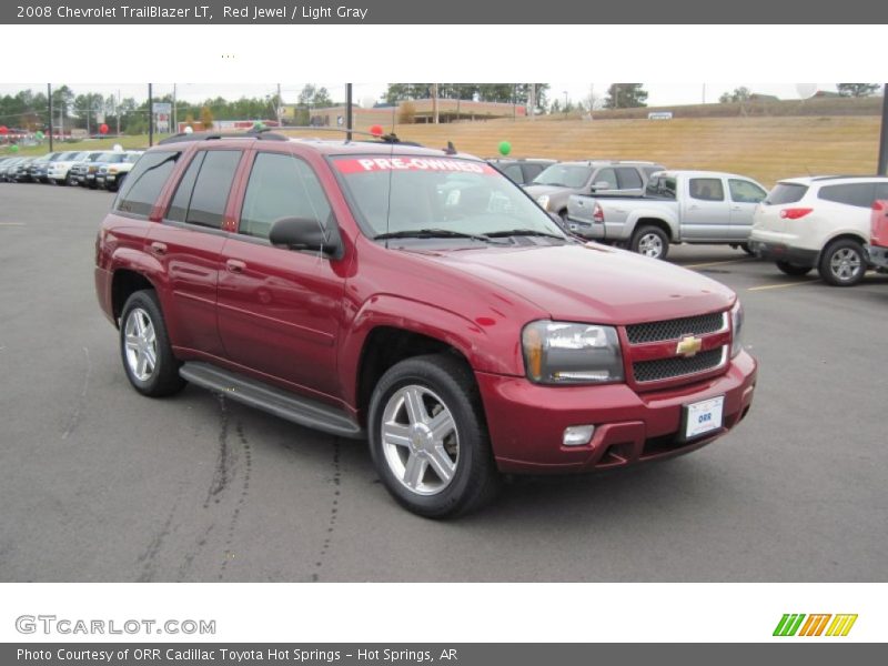 Red Jewel / Light Gray 2008 Chevrolet TrailBlazer LT