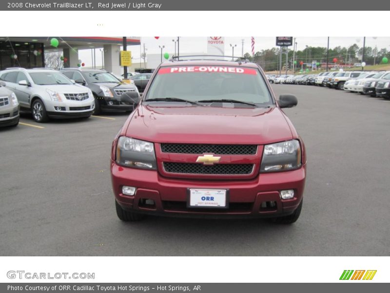 Red Jewel / Light Gray 2008 Chevrolet TrailBlazer LT